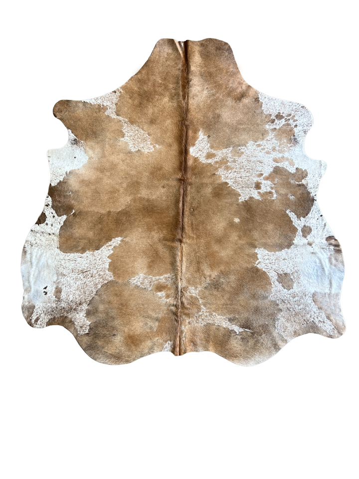 Genuine Brown and White Exotic Cowhide Rugs