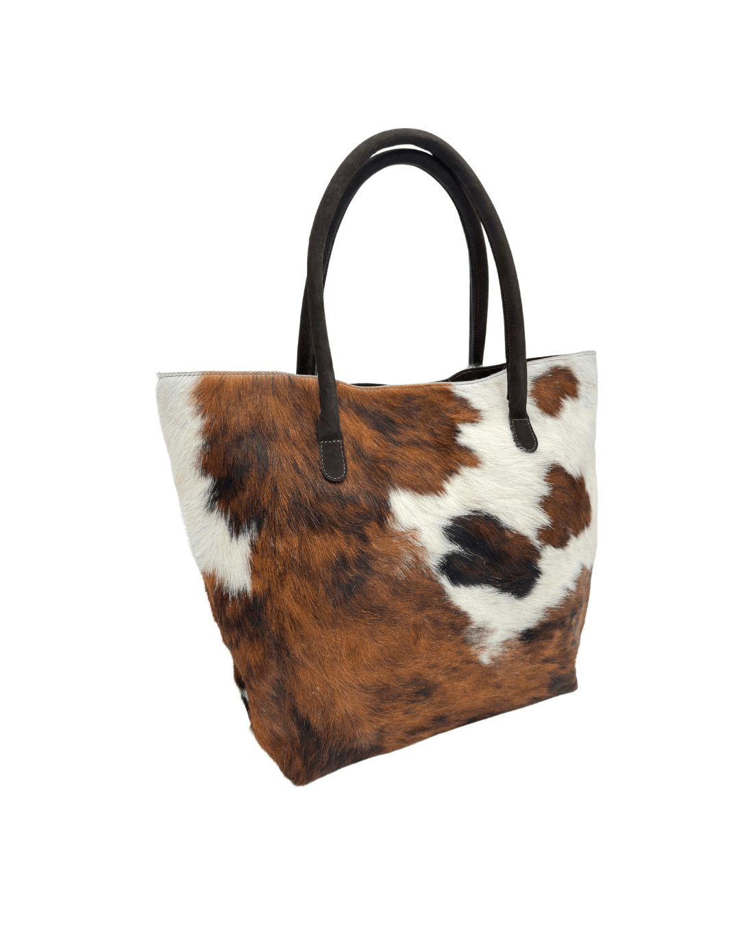 Cowhide Tote Bag Tricolor - Hides & Leathers - Hair On Cow