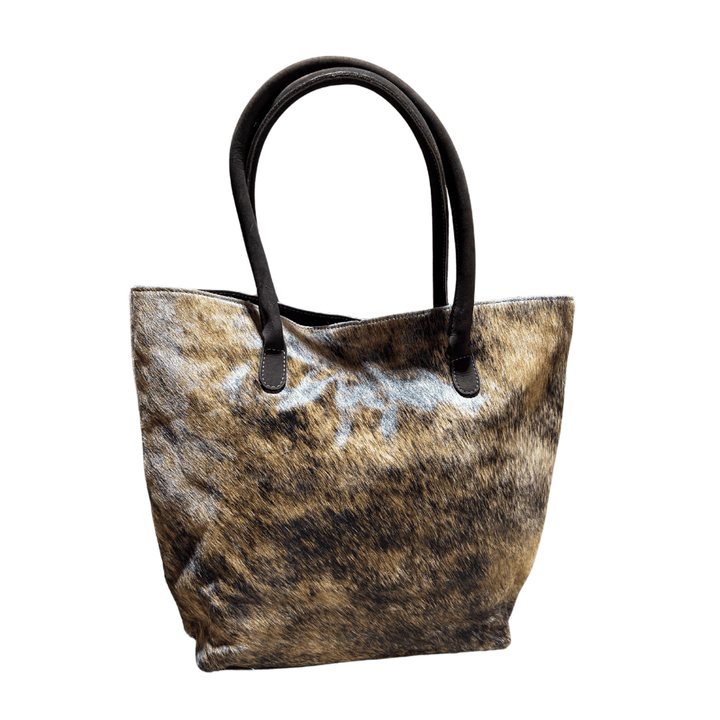 Cowhide Tote / Handbag - Brindle 1piece - Hides & Leathers - Hair On Cow