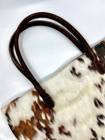 Cowhide Tote / Handbag - Brindle 1piece - Hides & Leathers - Hair On Cow