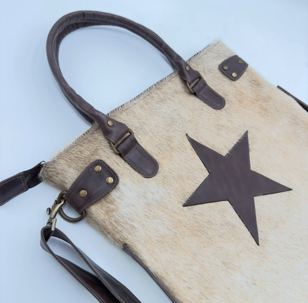 Cowhide Tote / Handbag - Pick and Get - Hides & Leathers - Hair On Cow