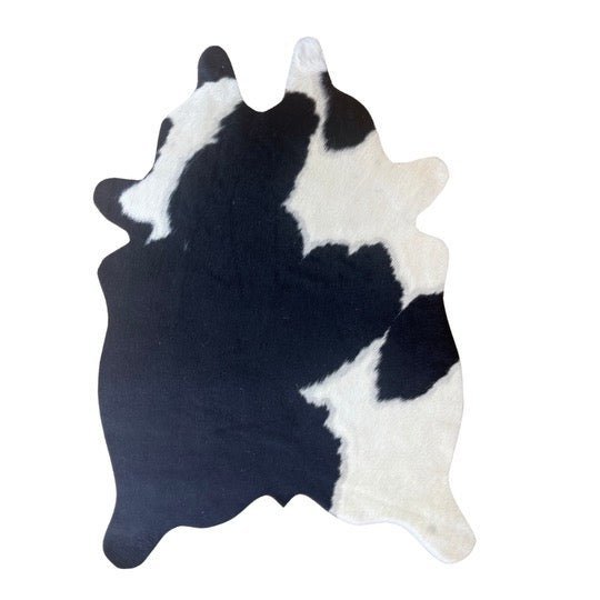 Cutout Cowhide Mini Rugs - Black and White - Hides & Leathers - 