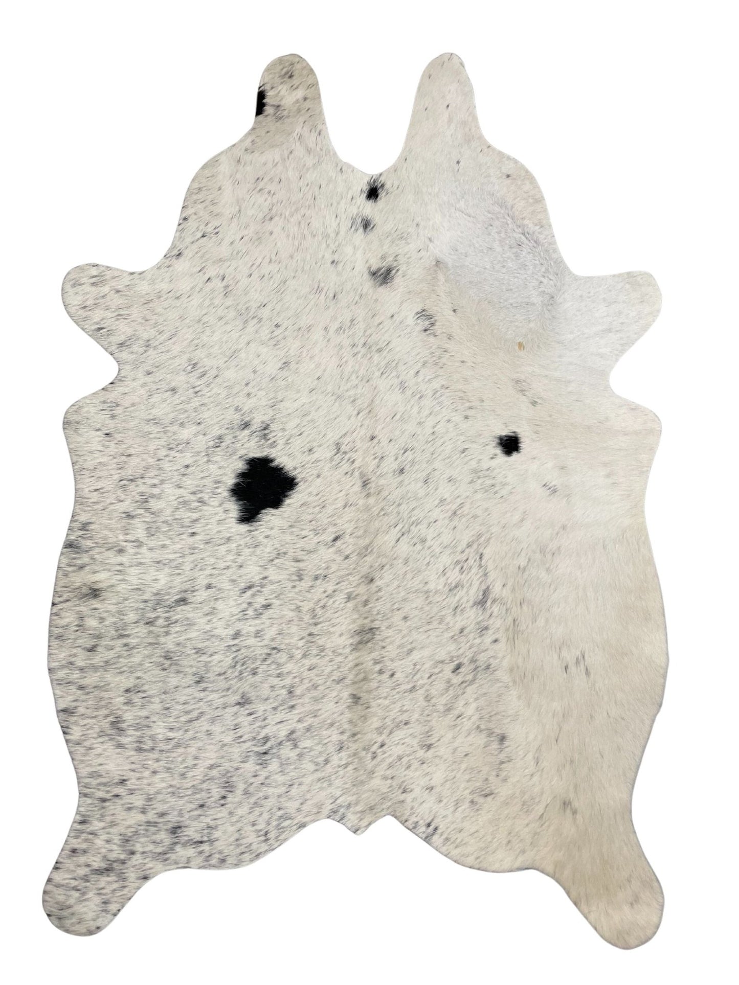 Cutout Cowhide Mini Rugs - Black and White Speckled - Hides & Leathers - 