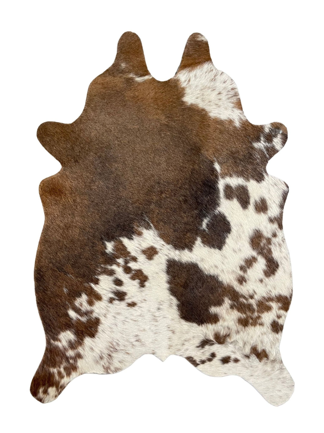 Cutout Cowhide Mini Rugs - Brown and White Speckled - Hides & Leathers - 