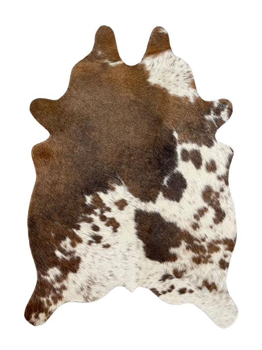 Cutout Cowhide Mini Rugs - Brown and White Speckled - Hides & Leathers - 
