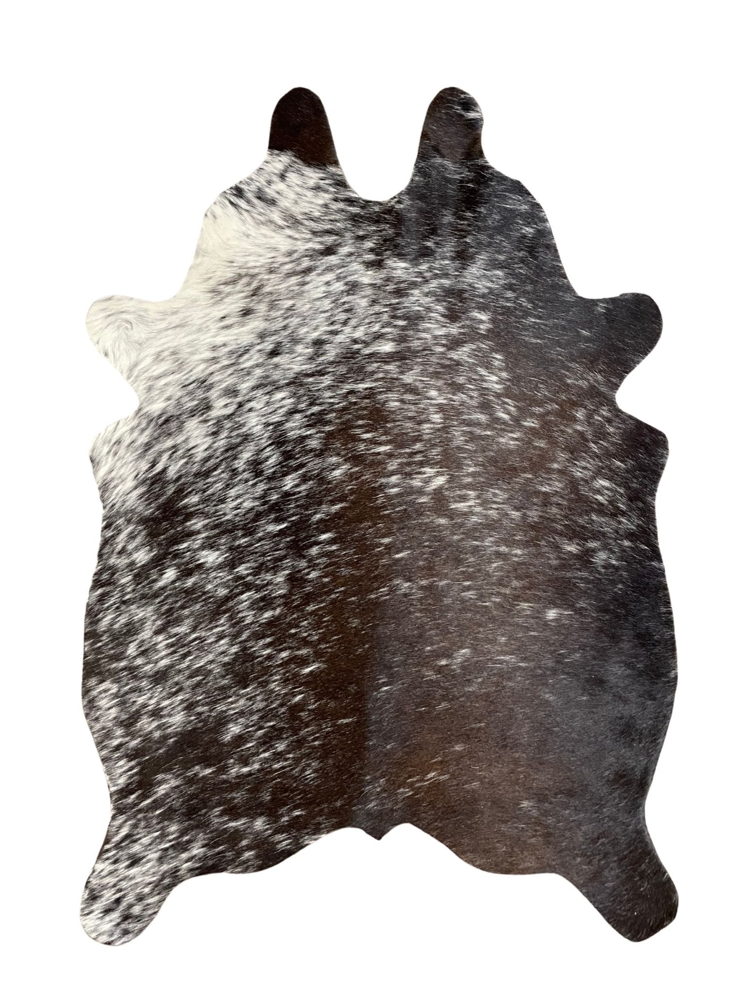 Mini Cowhide Rug Cutout Cowhide Mini Rugs - Tricolor Speckled – Hides & Leathers