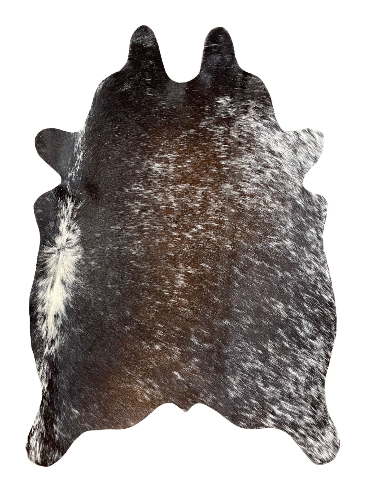 Cutout Cowhide Mini Rugs - Tricolor Speckled - Hides & Leathers - 