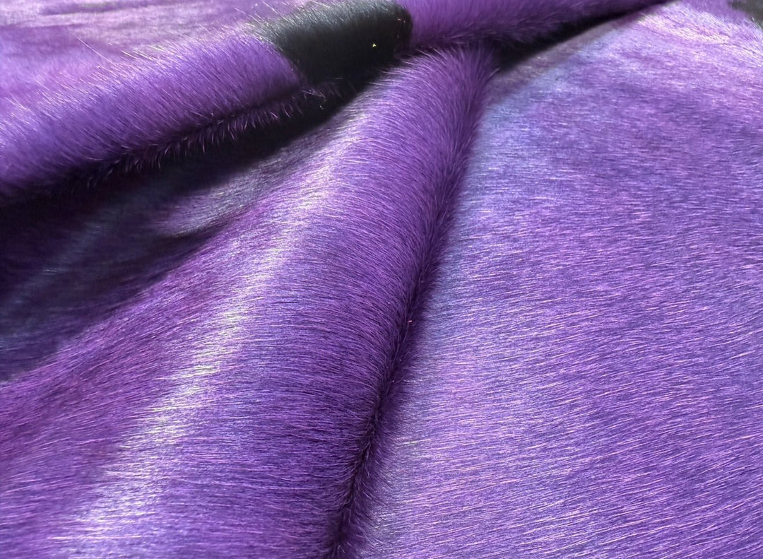 Dyed Purple Cowhide Rug - Hides & Leathers - 
