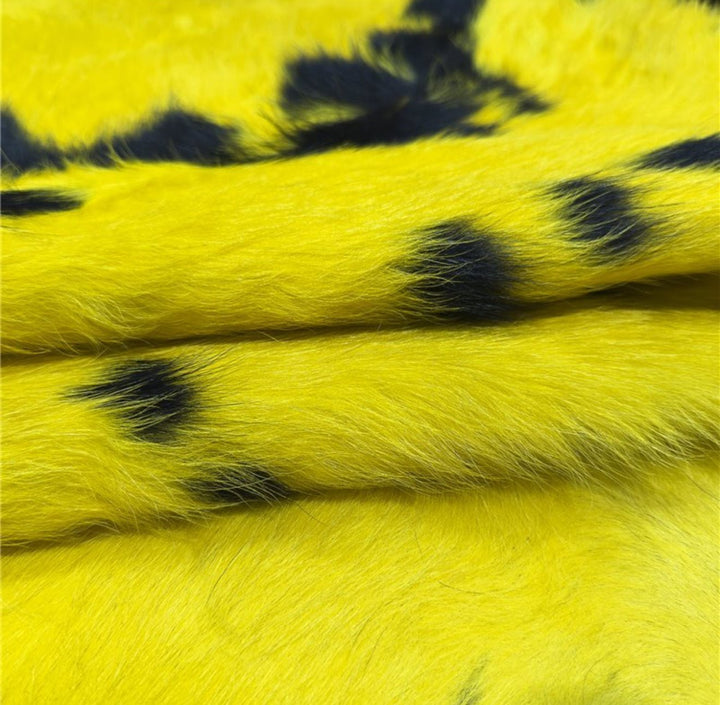 Dyed Yellow Cowhide Rug - Hides & Leathers - 