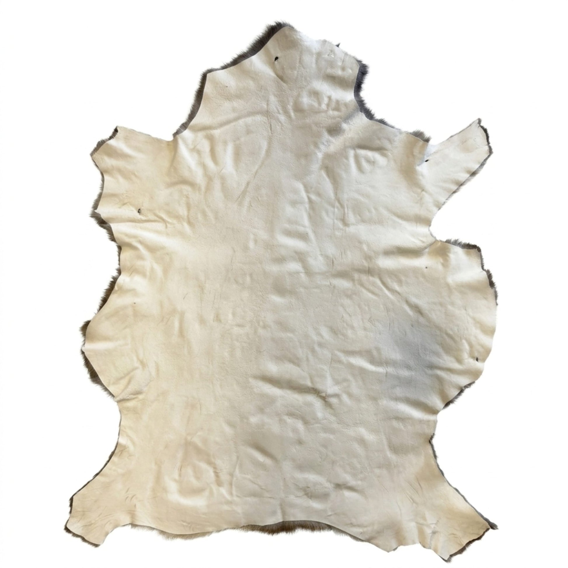 Elk Hide Rug | Icelandic Hair - On – Natural 4.5 x 3.5 Ft - Hides & Leathers - Rug