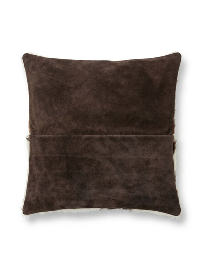 Cowhide Patchwork Pillow Cover | Tricolor Hair-On 20 in