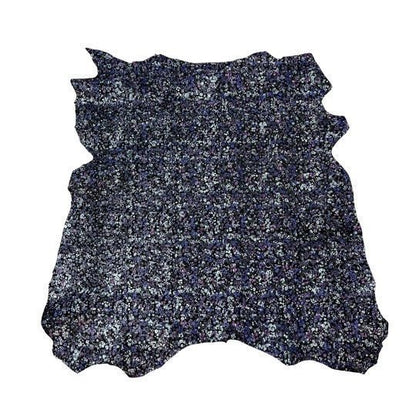 Fine Italian Leather with Floral Pattern - Hides & Leathers - italian leather