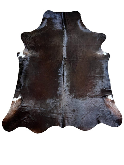 Genuine Black Cowhide Rugs - Hides & Leathers - Cowhide Rugs