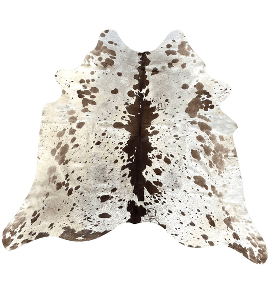 Genuine Cowhide Rug Exotic Speckled Tricolor (Brazilian) - Hides & Leathers - Area Rug