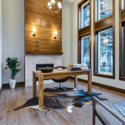 Genuine Cowhide Rugs - Brown 0004 - Hides & Leathers - 