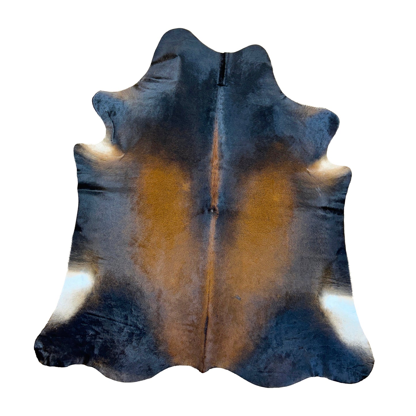 Genuine Cowhide Rugs - Brown and Black 0006 - Hides & Leathers - 