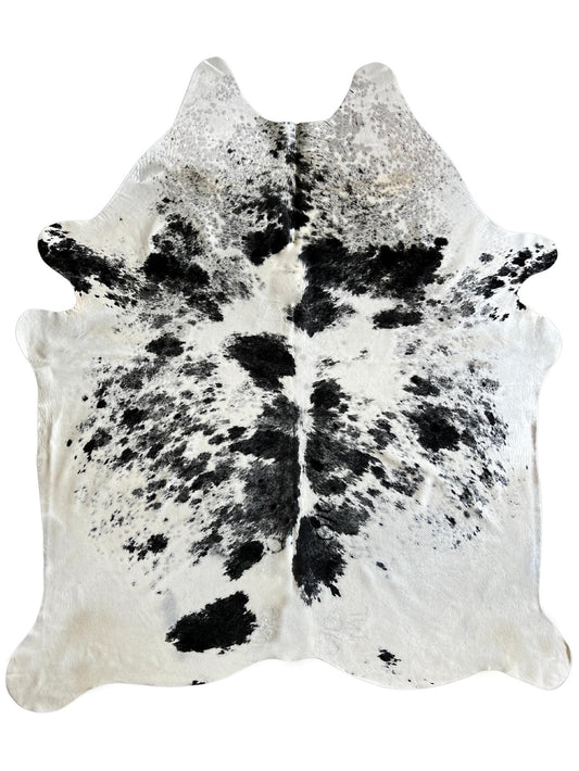 Genuine Cowhide Rugs - Exotic Black and White - Hides & Leathers - Cowhide Rugs