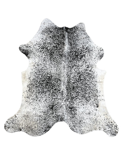 Genuine Cowhide Rugs - Speckled Salt and Pepper - Hides & Leathers - Cowhide Rugs