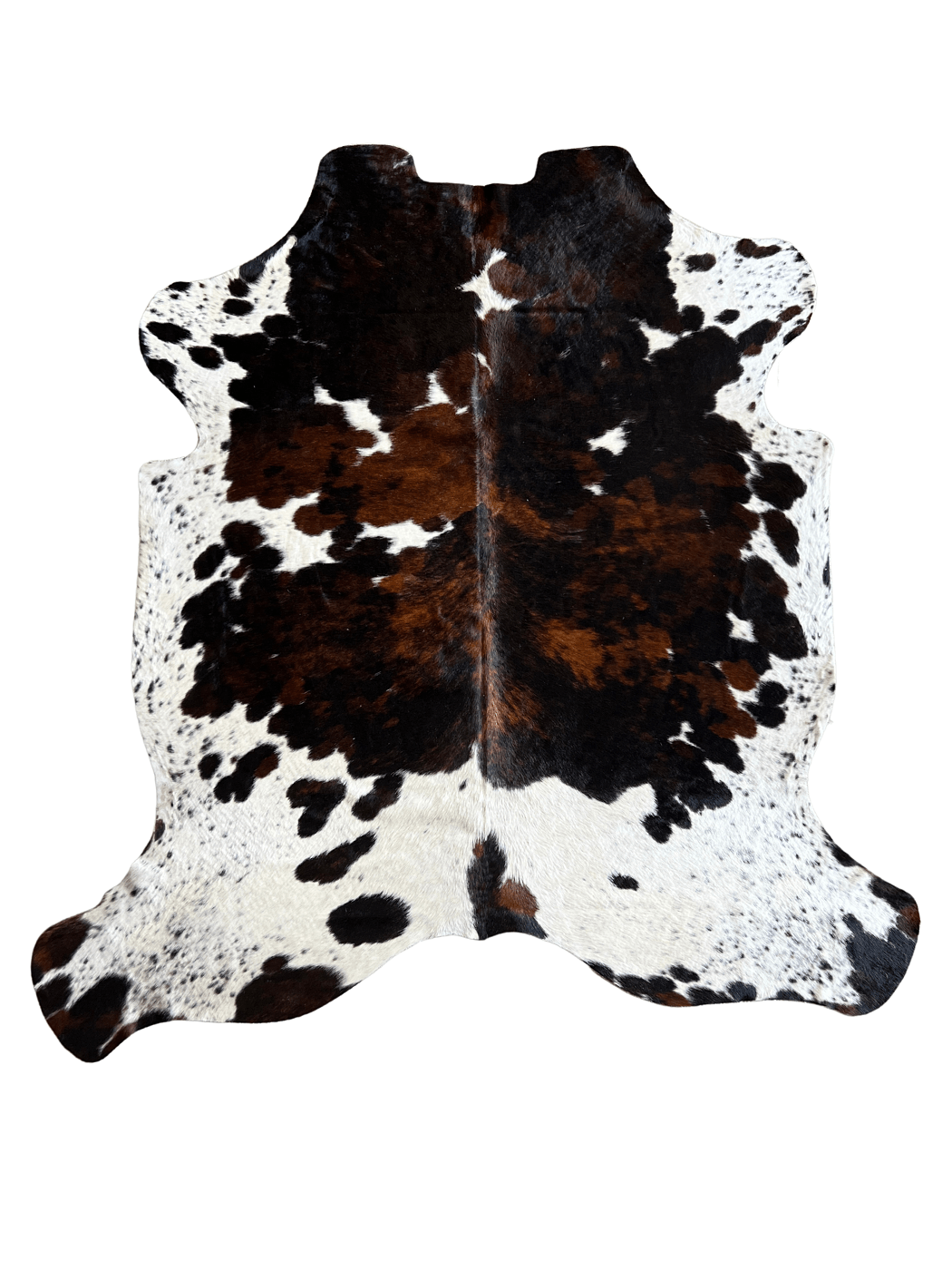 Genuine Exotic Tricolor Cowhide Rugs - Hides & Leathers - Cowhide Rugs