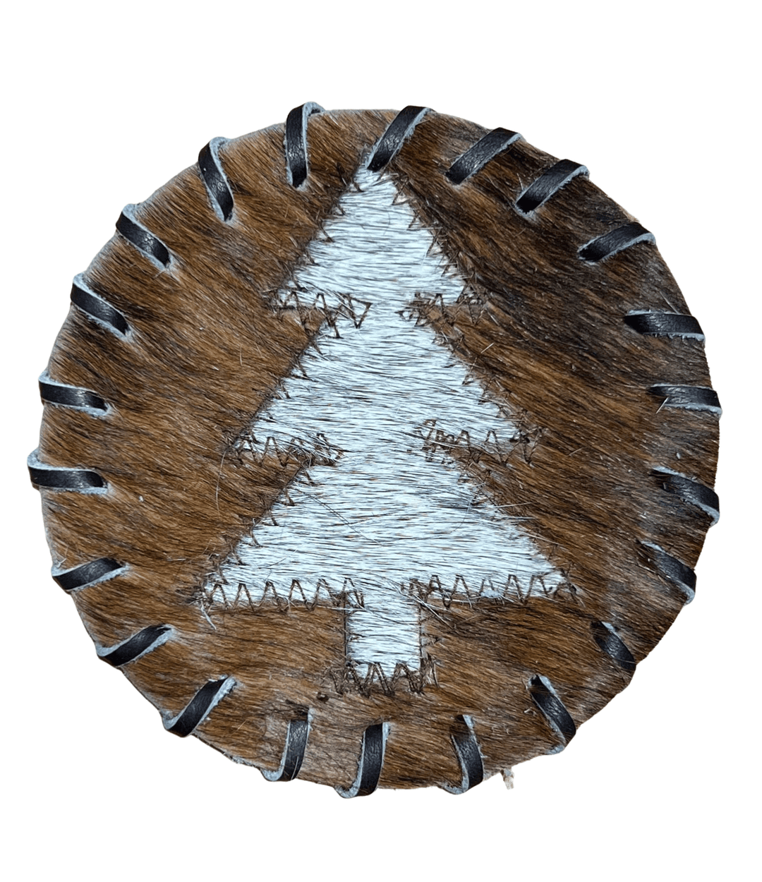 Handmade Cowhide Coasters Set of 4 - Hides & Leathers - 