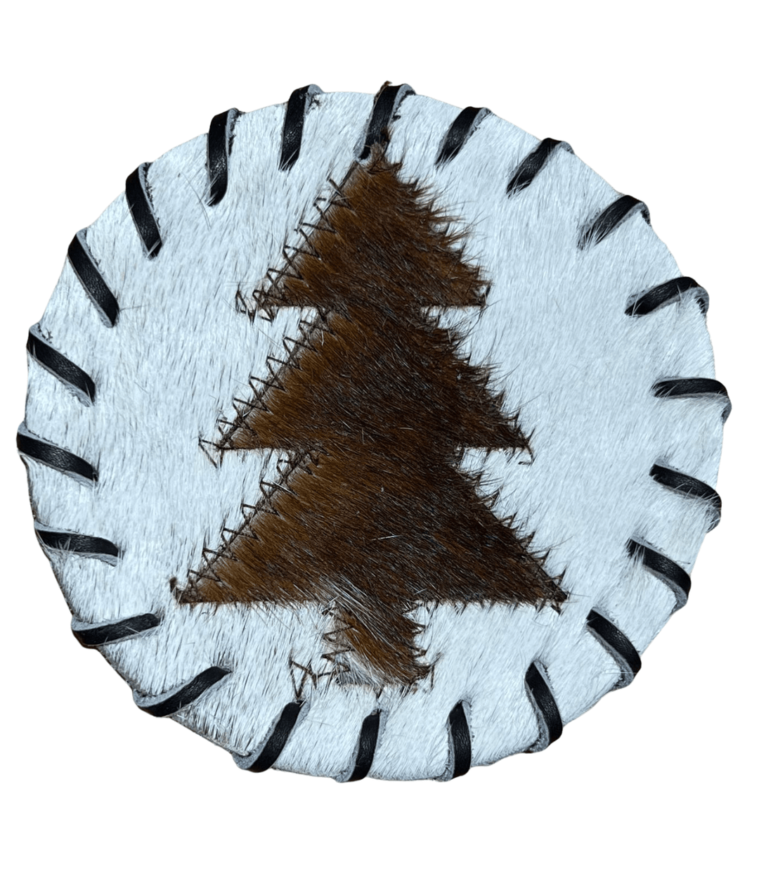 Handmade Cowhide Coasters Set of 4 - Hides & Leathers - 