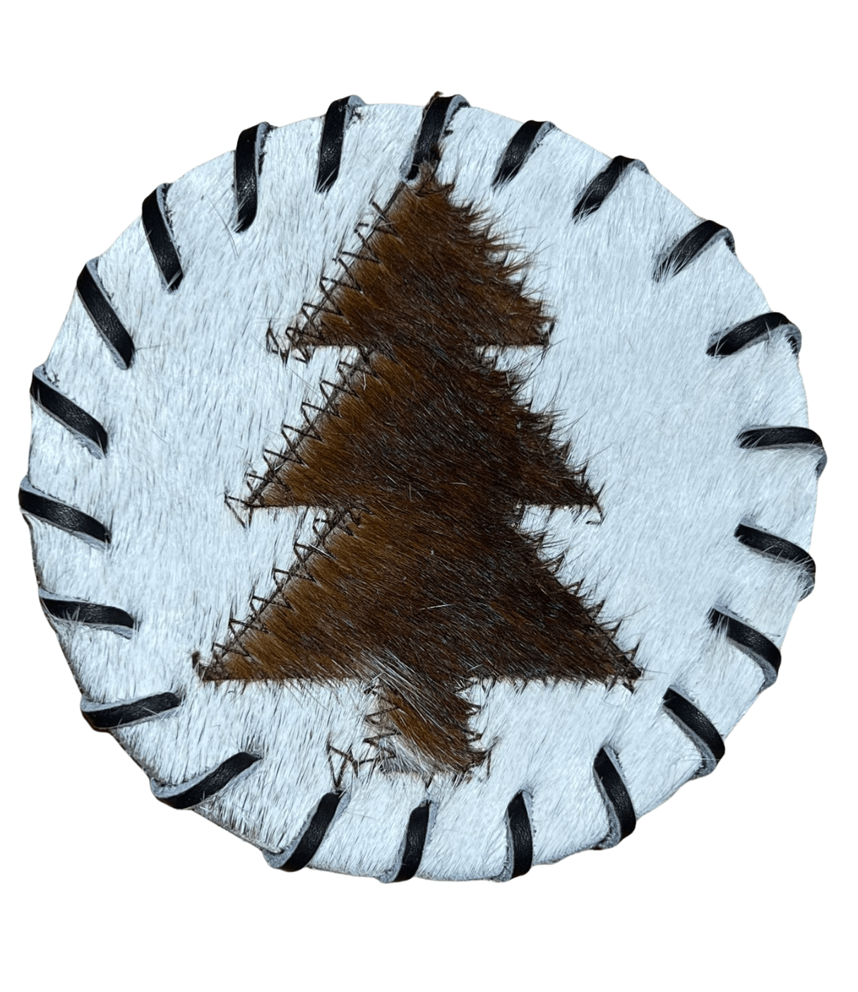 Handmade Cowhide Coasters Set of 4 - Hides & Leathers - 