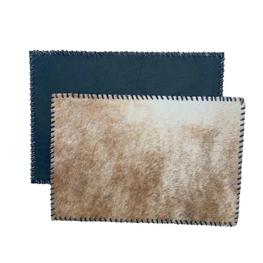 Handmade Cowhide Placemats and Coasters - Hides & Leathers - 