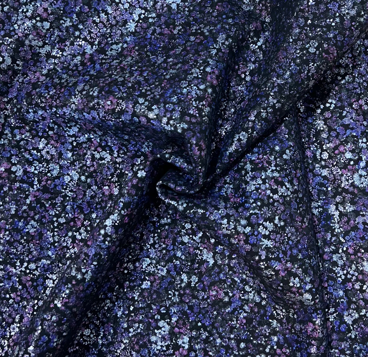 Fine Italian Leather with Floral Pattern