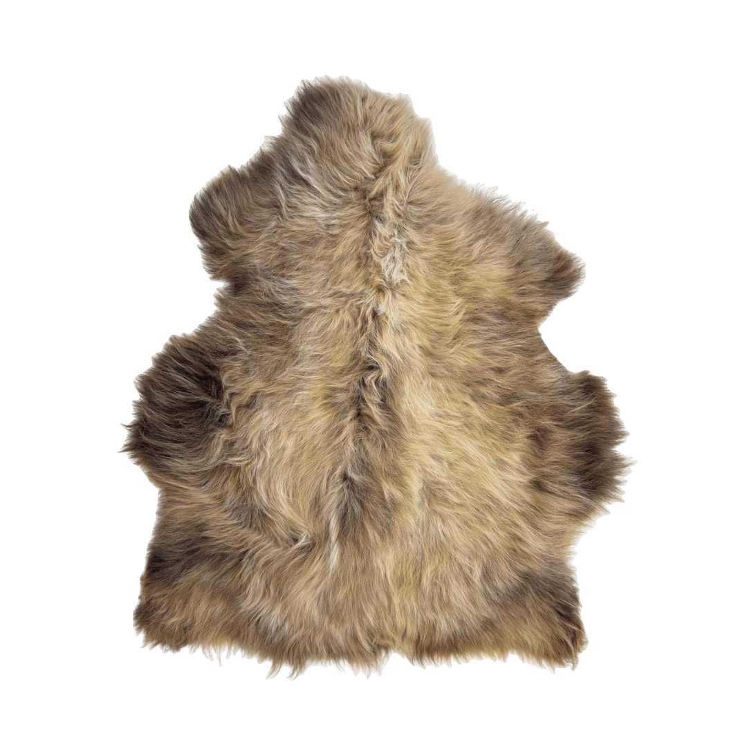 Luxury Norwegian Viking Heritage Sheepskin - Beige Long - Hair - Hides & Leathers - Sheep / Lamb