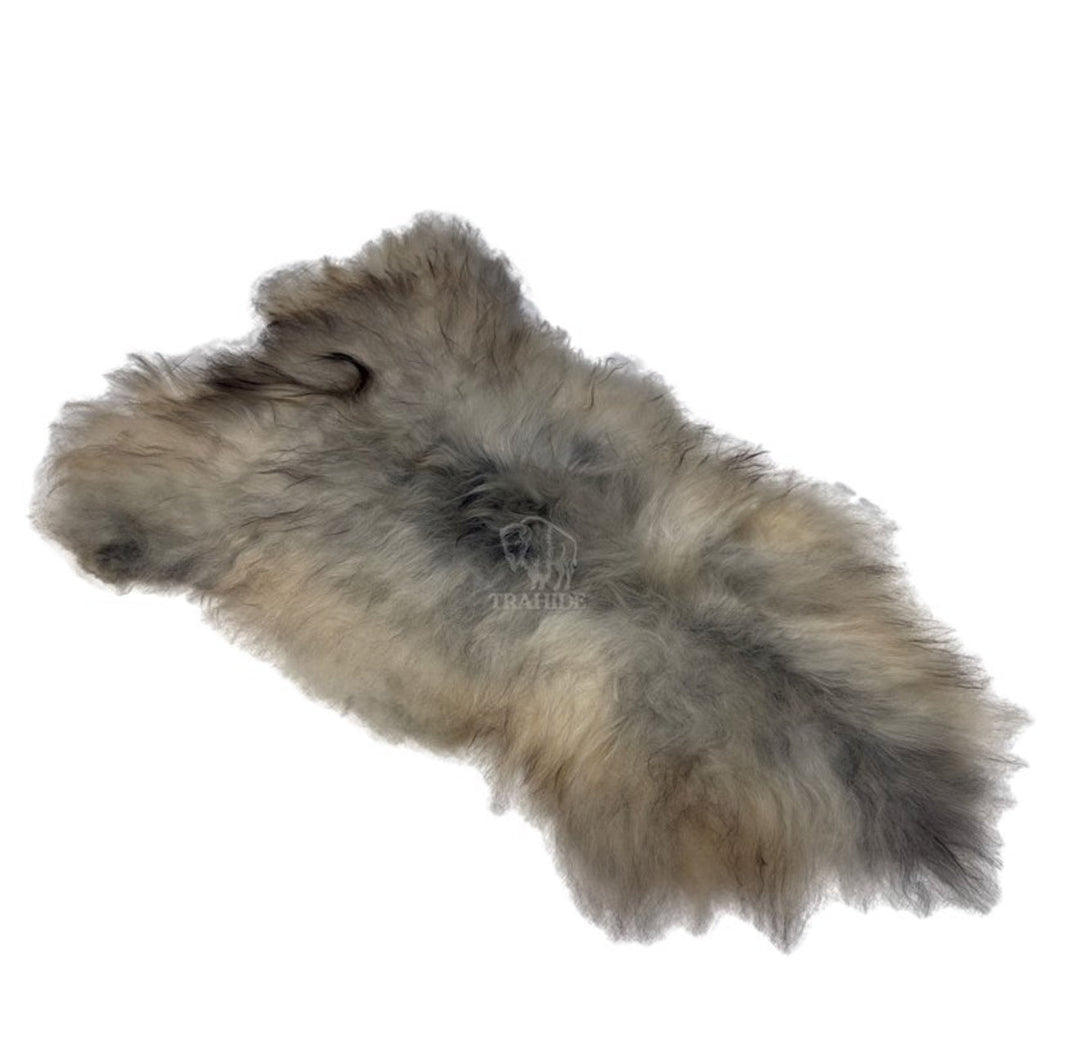 Luxury Norwegian Viking Heritage Sheepskin - Frosted Gray Long - Hair - Hides & Leathers - Sheep / Lamb