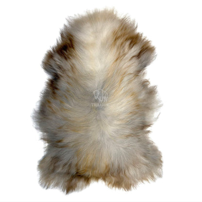 Luxury Norwegian Viking Heritage Sheepskin - Golden Flecked Beige Long - Hair - Hides & Leathers - Sheep / Lamb