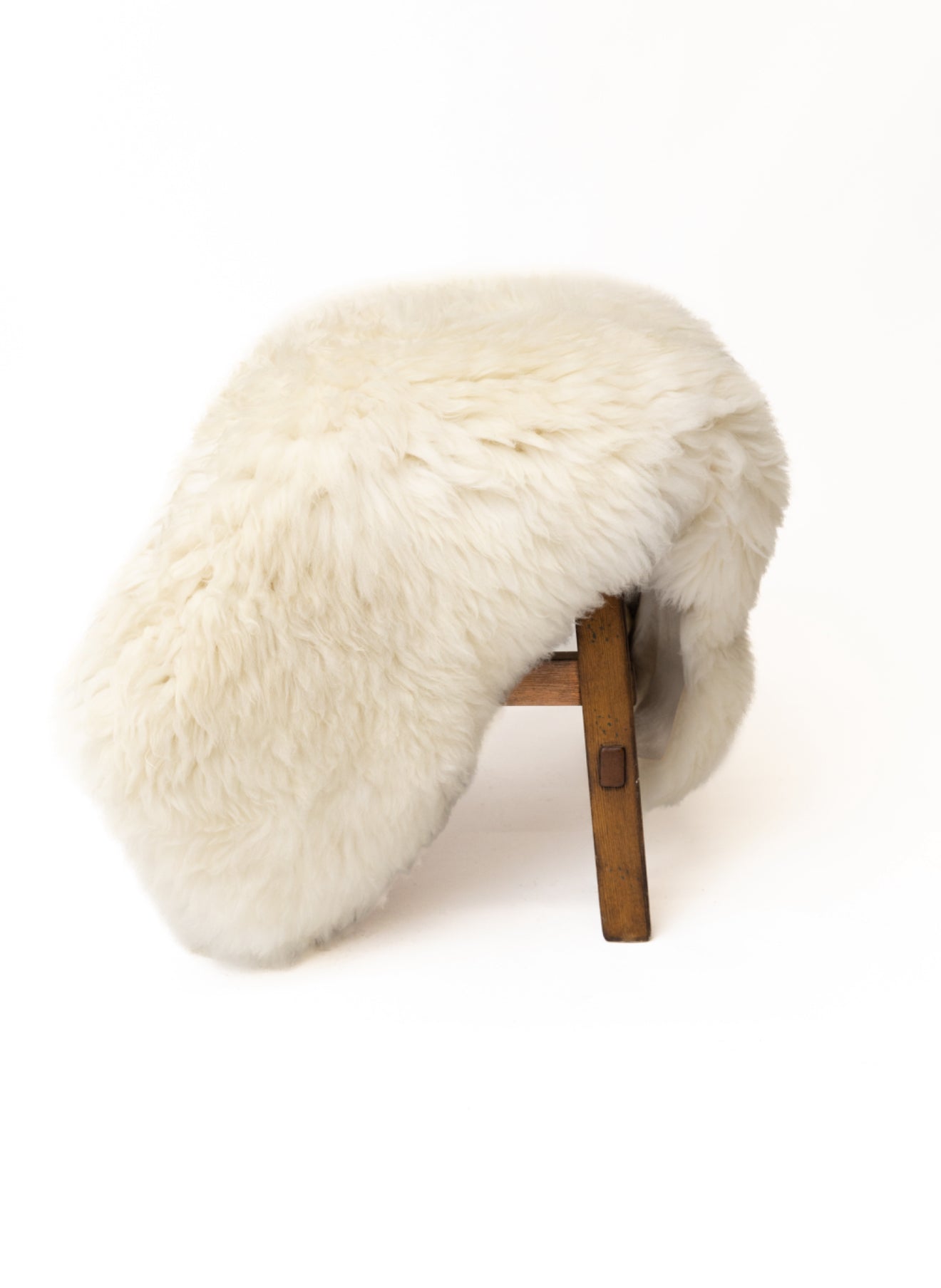 Natural Ivory Plush Sheepskin Rug (Large) - Hides & Leathers - Sheep / Lamb