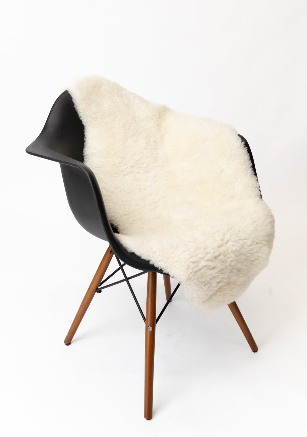 Natural White Plush Sheepskin Rug or Throw small - Hides & Leathers - 
