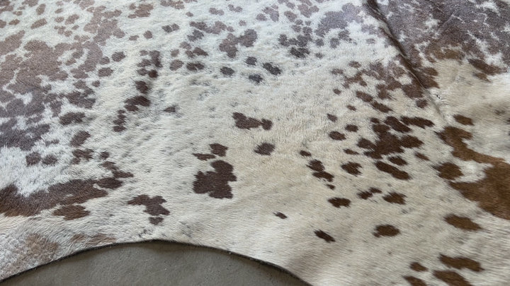 Genuine Brown and White Exotic Cowhide Rugs