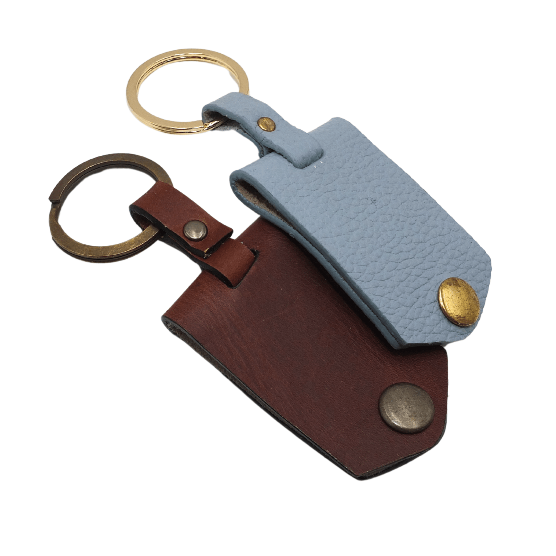 Rectangle Leather Keychain - Hides & Leathers - accessories