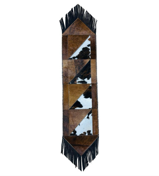 Table Runner Hair on Cowhide - Hides & Leathers - Cowhide Rugs
