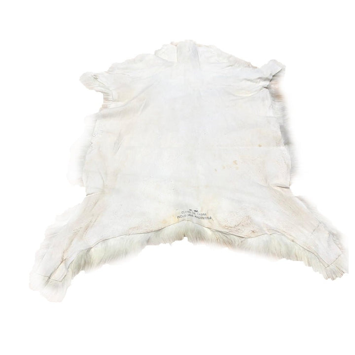 Cashmere Goat Hide - White - Hides & Leather Store - By Trahide -