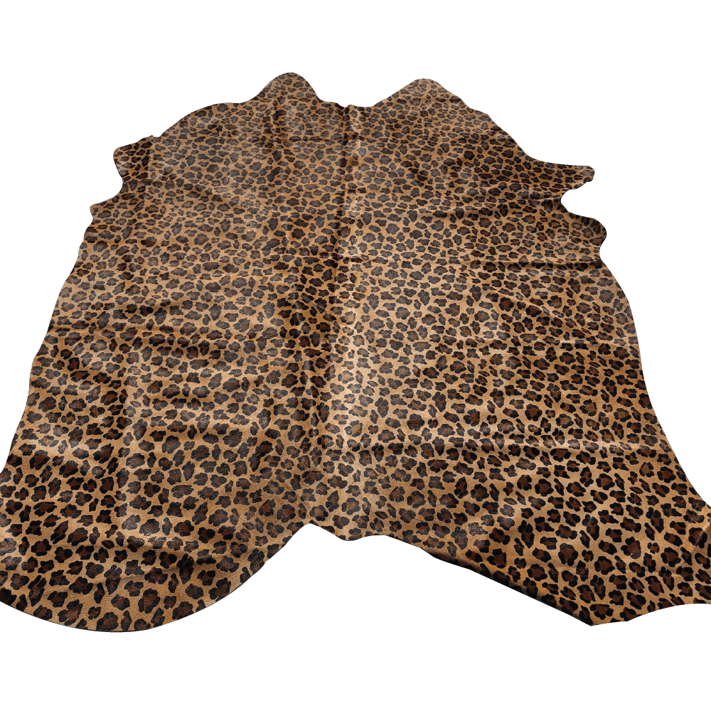 Leopard print on cowhide - Hides & Leathers - 